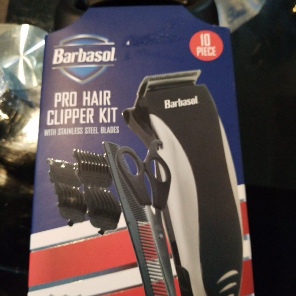 Barbasol pro hair clipper kit